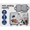 wanderlite 2set 20 inch luggage case with 12 inch handheld luggage box hard shell travel suitcase tsa lock dark grey wanderlite 2set 20 inch luggage case with 12 inch handheld luggage box hard shell travel suitcase tsa lock dark grey