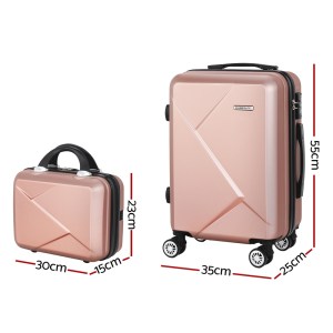 wanderlite 2set 20 inch luggage case with 12 inch handheld luggage box hard shell travel suitcase tsa lock rose gold wanderlite 2set 20 inch luggage case with 12 inch handheld luggage box hard shell travel suitcase tsa lock rose gold