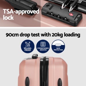 wanderlite 2set 20 inch luggage case with 12 inch handheld luggage box hard shell travel suitcase tsa lock rose gold wanderlite 2set 20 inch luggage case with 12 inch handheld luggage box hard shell travel suitcase tsa lock rose gold