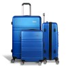 wanderlite 20 24" 28" luggage with tsa lock spinner travel suitcase carry on hard shell luggage case blue" wanderlite 20 24" 28" luggage with tsa lock spinner travel suitcase carry on hard shell luggage case blue"