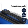 wanderlite 20 24" 28" luggage with tsa lock spinner travel suitcase carry on hard shell luggage case blue" wanderlite 20 24" 28" luggage with tsa lock spinner travel suitcase carry on hard shell luggage case blue"