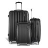 wanderlite 3 set luggage 20 24 28 inch with tsa lock spinner hard shell travel suitcase luggage organiser case black wanderlite 3 set luggage 20 24 28 inch with tsa lock spinner hard shell travel suitcase luggage organiser case black