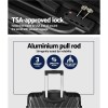 wanderlite 3 set luggage 20 24 28 inch suitcase with tsa lock carry on hard shell travel luggage organiser case black wanderlite 3 set luggage 20 24 28 inch suitcase with tsa lock carry on hard shell travel luggage organiser case black