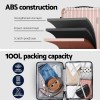 wanderlite 28 inch luggage set with tsa lockï¿½abs hard shell travel suitcase organiser luggage case rose gold