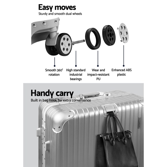 wanderlite 28 inch luggage with tsa lock stainless�steel�wrapped�corners hard shell travel suitcase luggage case silver jQuery(document).ready(function($) { // Target the Products page if($('body').hasClass('edit-php') && $('body').hasClass('post-type-product')) { $("th.column-admin_commission").css( 'width', '10%' ); } });