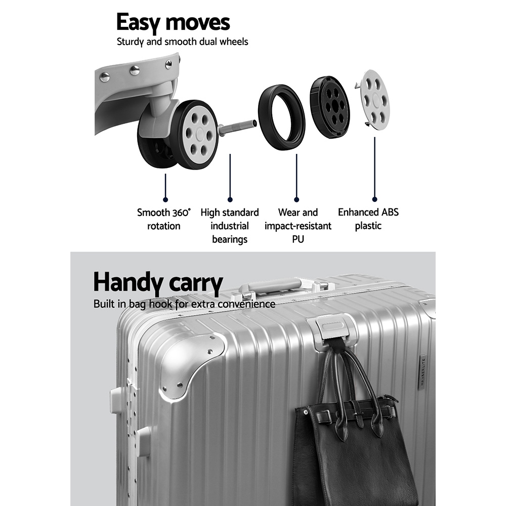 wanderlite 28 inch luggage with tsa lock stainless�steel�wrapped�corners hard shell travel suitcase luggage case silver jQuery(document).ready(function($) { // Target the Products page if($('body').hasClass('edit-php') && $('body').hasClass('post-type-product')) { $("th.column-admin_commission").css( 'width', '10%' ); } });