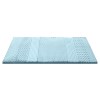 giselle memory foam mattress topper 7 zone 8cm king single