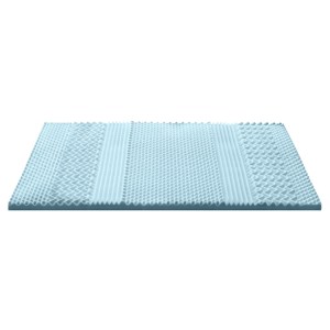 giselle memory foam mattress topper 7 zone 8cm king single