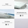 giselle memory foam mattress topper 7 zone 8cm king single