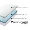 giselle bedding memory foam mattress topper cool gel 5cm double