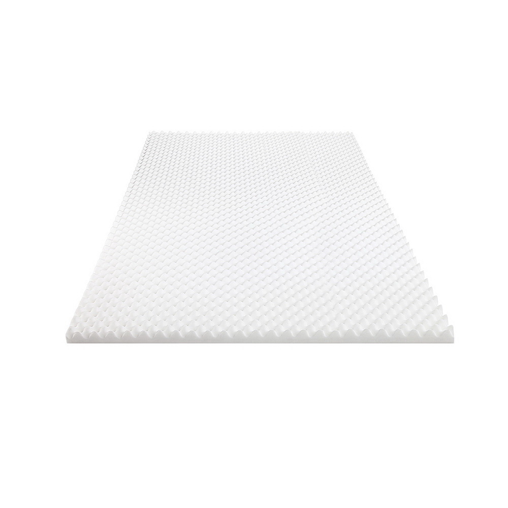 giselle bedding memory foam mattress topper egg crate 5cm king
