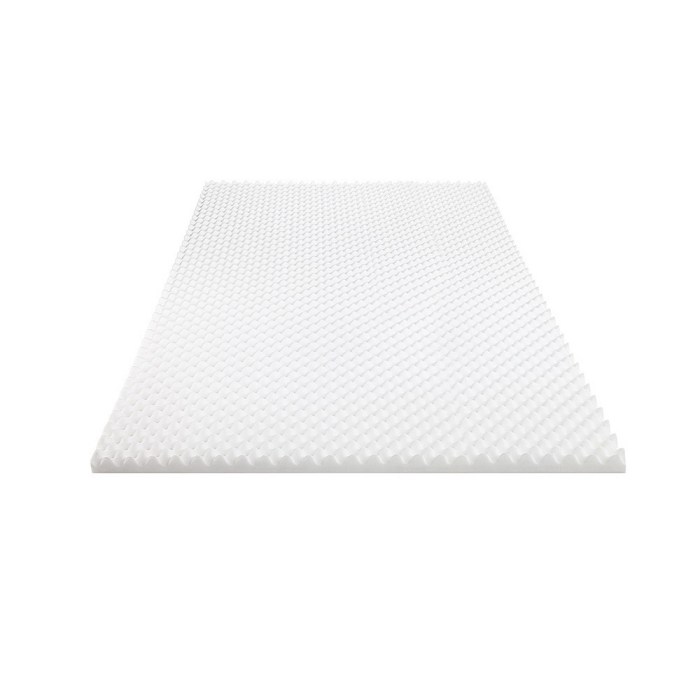 giselle bedding memory foam mattress topper egg crate 5cm single