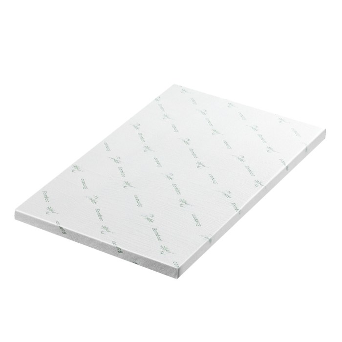 giselle bedding memory foam mattress topper ventilated cool gel 5cm king single