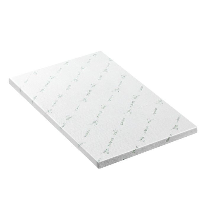 giselle bedding memory foam mattress topper ventilated cool gel 5cm single