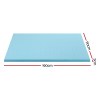 giselle bedding memory foam mattress topper ventilated cool gel 5cm single