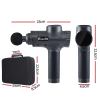 everfit massage gun 30 speed 6 heads vibration muscle massager chargeable black everfit massage gun 30 speed 6 heads vibration muscle massager chargeable black