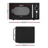 devanti 20l microwave oven 700w black