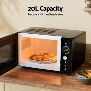 devanti 20l microwave oven 700w black devanti 20l microwave oven 700w black