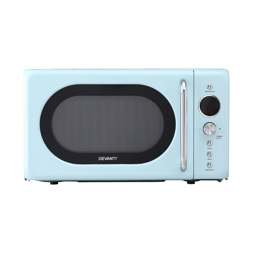 devanti 20l microwave oven 800w blue devanti 20l microwave oven 800w blue