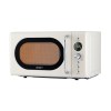 Devanti 20L Retro Microwave Oven 700W Cream