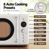 devanti 20l microwave oven 700w cream