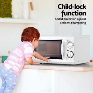 devanti 20l microwave oven 800w white