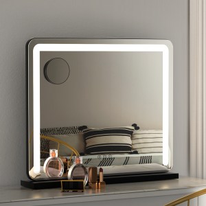 embellir makeup mirror 60x50cm hollywood vanity with led light tabletop black embellir makeup mirror 60x50cm hollywood vanity with led light tabletop black
