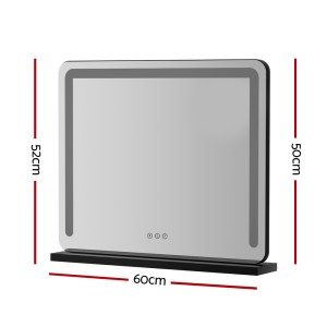 embellir makeup mirror 60x50cm hollywood vanity with led light tabletop black embellir makeup mirror 60x50cm hollywood vanity with led light tabletop black