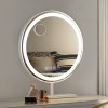 Embellir Makeup Mirror 40x40cm Hollywood Vanity with LED Light Tabletop Round Embellir Makeup Mirror 40x40cm Hollywood Vanity with LED Light Tabletop Round