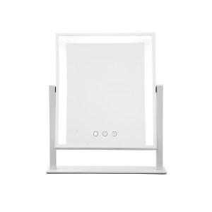 embellir makeup mirror 30x40cm hollywood vanity with led light rotation white embellir makeup mirror 30x40cm hollywood vanity with led light rotation white