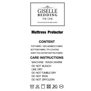 giselle bedding mattress protector queen