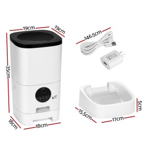 i.pet automatic pet feeder 6l wifi camera dog cat smart food dispenser timer i.pet automatic pet feeder 6l wifi camera dog cat smart food dispenser timer