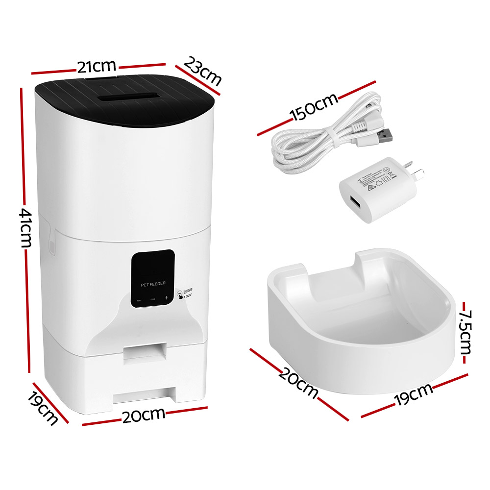 i.pet automatic pet feeder 9l wifi auto dog cat feeder smart food dispenser timer