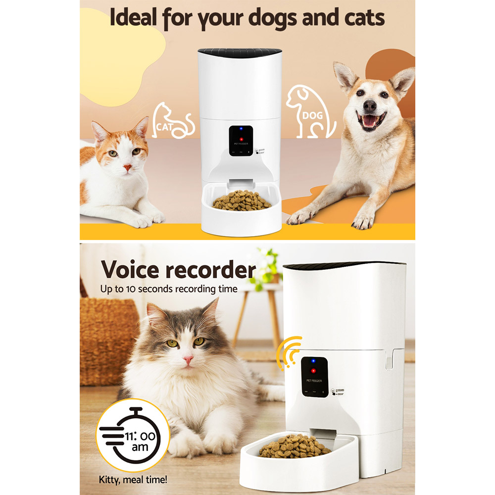 i.pet automatic pet feeder 9l wifi auto dog cat feeder smart food dispenser timer
