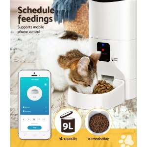 i.pet automatic pet feeder 9l wifi auto dog cat feeder smart food dispenser timer