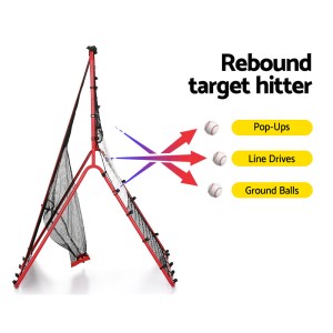 everfit baseball net rebound pitching kit target hitter 2 in 1 training aid everfit baseball net rebound pitching kit target hitter 2 in 1 training aid