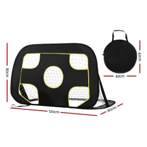 everfit football soccer goal net baseball target rebounder training aid