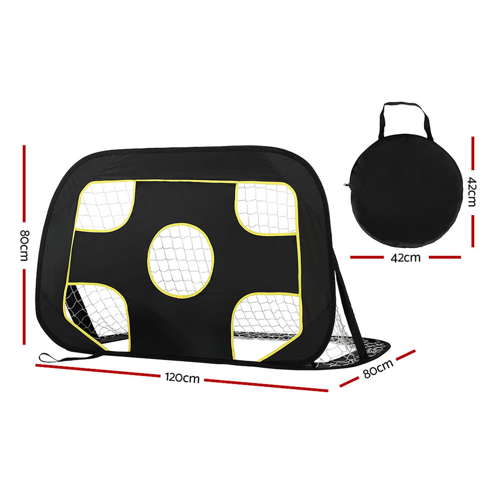 everfit football soccer goal net baseball target rebounder training aid