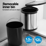 cefito pull out bin swing out bins 12l