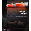 devanti electric strip heater infrared radiant heaters 3000w