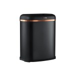devanti 38l motion sensor bin rubbish automatic black