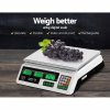 emajin scales digital kitchen 40kg weighing scales platform scales white lcd