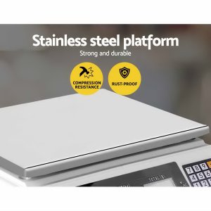 emajin scales digital kitchen 40kg weighing scales platform scales white lcd
