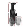 devanti slow juicer cold press fruit juice extractor 130w black devanti slow juicer cold press fruit juice extractor 130w black