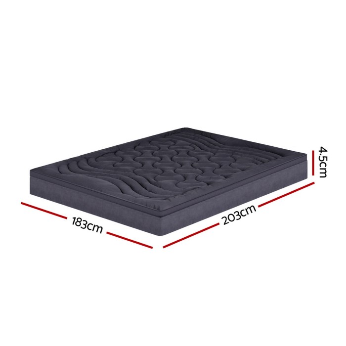giselle bedding mattress topper pillowtop 3 zone king
