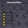 giselle bedding mattress topper pillowtop 3 zone single