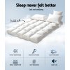 giselle bedding mattress topper pillowtop bamboo king