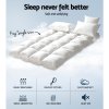 giselle bedding mattress topper pillowtop bamboo king single
