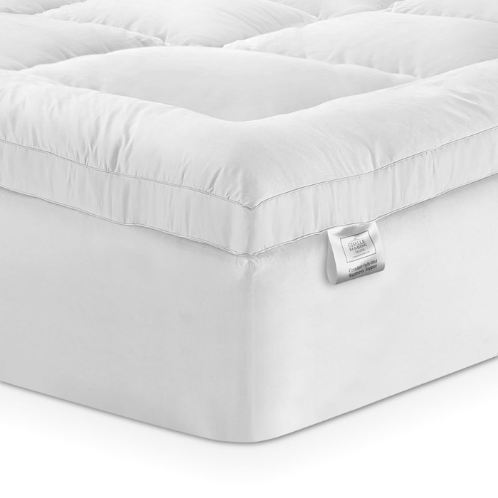 giselle bedding mattress topper pillowtop bamboo queen