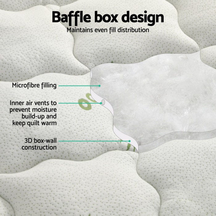 giselle bedding mattress topper pillowtop bamboo 7.5cm king giselle bedding mattress topper pillowtop bamboo 7.5cm king